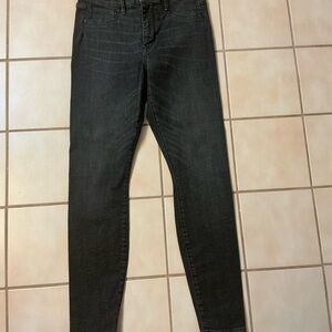 WHITE HOUSE BLACK MARKET High Rise Jeanie Legging Jeans  Sz Small Black